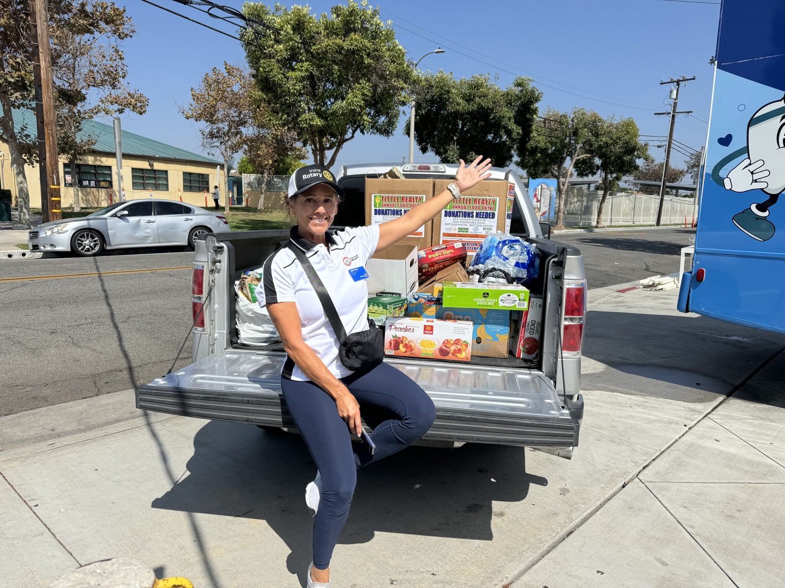 Food collection delivered to the Boys and Girls Club