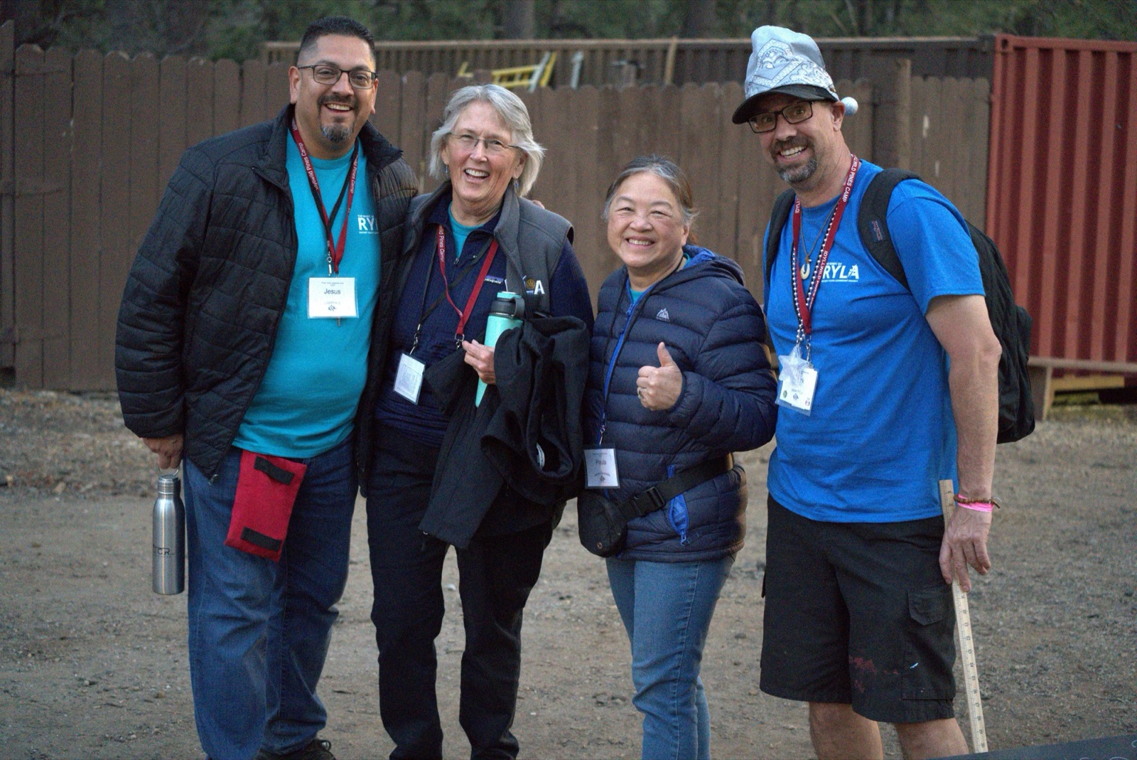 Irvine Rotary volunteers at RYLA 2025
