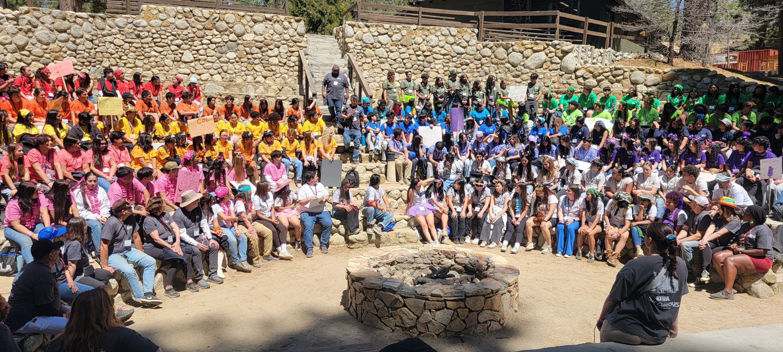 All RYLA 2025 campers in the amphitheater
